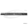  Fűnyíró kés Murray Dynamark 764mm, 21.5mm, 1 furatos, utángyártott