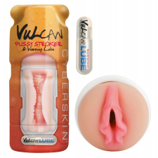 Funzone Vulcan Stroker - élethű vagina, melegítő síkosítóval (natúr) síkosító