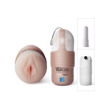 Funzone Vulcan - vibráló natúr vagina maszturbátor