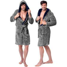 Fürdőköpeny Jordan grey Navy MEN M lakástextília