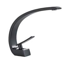  Fürdőszoba csaptelep, egyfogantyú kialakítás, fedélzeti szerelt telepítés, matt fekete csaptelep