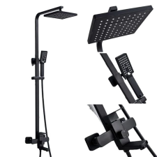  Fürdőszoba csaptelepek, fekete kivitel, falra szerelt telepítés, Matt fekete a csaptelep