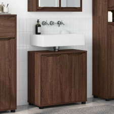  Fürdőszoba mosdószekrény Barna Tölgy 60 x 30 x 60 cm Faanyag fürdőszoba bútor
