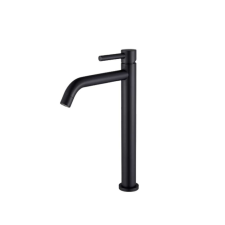 Fürdőszoba mosogató csaptelep, Blackswan, M139 típus, matt fekete modell, 30,6 cm csaptelep