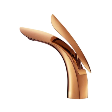  Fürdőszoba mosogató csaptelep, Blackswan, M90 típus, rózsa arany modell, mérete 20 cm csaptelep