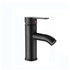 Fürdőszoba mosogató csaptelep, Blackswan, M98 típus, fekete modell, 16,6 cm csaptelep