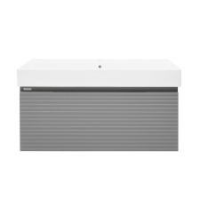  Fürdőszoba szekrény mosdóval Naturel Savona 118x43x44,8 cm szürke matrac SAVONA100GMSAT fürdőszoba bútor