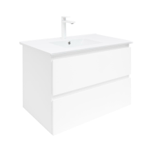  Fürdőszoba szekrény mosdóval SAT B-Way 79x50x45 cm fehér fényű BWAY280WU4B2 fürdőszoba bútor