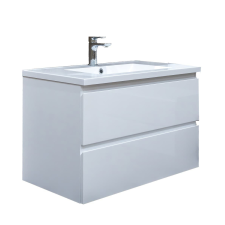  Fürdőszoba szekrény mosdóval SAT B-Way fehér fényű BWAY280WU fürdőszoba bútor