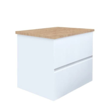 Fürdőszoba szekrény takarólemezzel SAT B-Way 59x50x45 cm fehér fényű BWAY260WDOAK fürdőszoba bútor