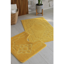 Fürdőszoba szőnyeg Extra Nagy sárga intarzia 2 részes 60x100cm lakástextília