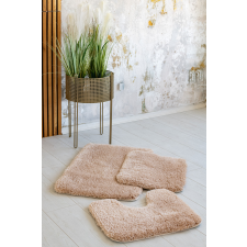  Fürdőszoba szőnyeg Lux Plüss 3 részes Bézs 50x80cm lakástextília