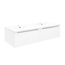 Fürdőszobagarnitúra 2 db 60 cm-es fiók + dupla mosdó 120 cm fürdőszoba bútor