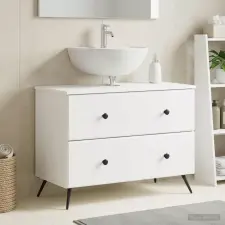  Fürdőszobai mosdószekrény BREDA Fehér 82 x 41 x 59 cm fürdőszoba bútor