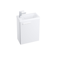  Fürdőszobaszekrény a mosdókagyló alá Ravak Chrome II 40x50x22 cm fehér fényes X000001782 fürdőszoba bútor