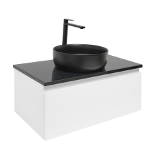  Fürdőszobaszekrény fedeles SAT B-WAY 79x30x45 cm fehér fényes BWAY80WZUB fürdőszoba bútor