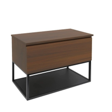 Fürdőszobaszekrény fedőlemezzel SAT B-Way 59x30x45 cm diófa matt BWAY60NUTDESK fürdőszoba bútor
