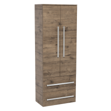  Fürdőszobaszekrény magas Naturel Cube Way 60x163x33 cm tölgyfa wellington CUBE3CHV60DW fürdőszoba bútor