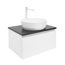  Fürdőszobaszekrény mosdókagylóval SAT B-Way 59x30x45 cm fehér fényes BWAY60WTKUB fürdőszoba bútor