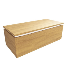 Fürdőszobaszekrény SAT Feel 100x30x46 cm mézes tölgyfa szőnyeggel SATFEEL100DMDBEZ fürdőszoba bútor