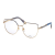 Furla Női szemüvegkeret Furla VFU673 309M, fém, arany, 55 mm