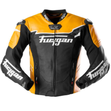 Furygan Signature 55 motoros bőrkabát fekete-sárga motoros kabát