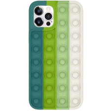 FUSION Apple iPhone 12 / 12 Pro Tok - Fehér/Zöld tok és táska