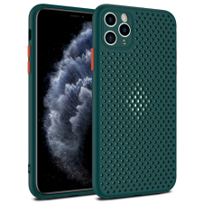 FUSION Breathe Apple iPhone 11 Pro Szilikon tok - Zöld tok és táska