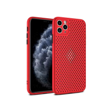 FUSION Breathe Huawei P40 Lite Szilikon Tok - Piros tok és táska