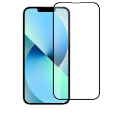 FUSION Double Apple iPhone 14 Plus Edzett üveg kijelzővédő (FSN-SS-IPH14PL-BK) mobiltelefon kellék