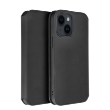 FUSION Dual Pocket Samsung Galaxy A34 5G Flip Tok - Fekete tok és táska