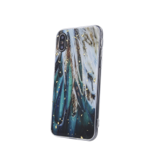 FUSION Gold Glam Feathers Samsung Galaxy A55 5G Szilikon Tok - Mintás tok és táska
