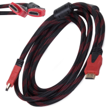 FUSION HDMI - HDMI 2.0 Kábel 10m - Piros (FUS-HDMI-10M-RED) kábel és adapter