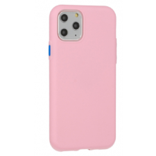 FUSION Solid Apple iPhone 12 Pro Max Szilikon Tok - Rózsaszín tok és táska