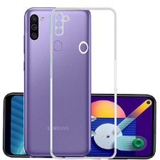 FUSION Ultra Samsung Galaxy M11 Szilikon Tok - Átlátszó (FSN-BC-U1M-M115-TR) tok és táska