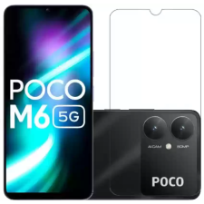 FUSION Xiaomi Poco M6 5G Edzett üveg kijelzővédő (FSN-TG-X-PM6) mobiltelefon kellék