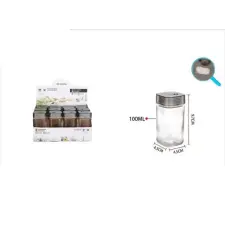  FŰSZERTARTÓ ÜVEG SZÓRÓFEJJEL 100ML konyhai eszköz