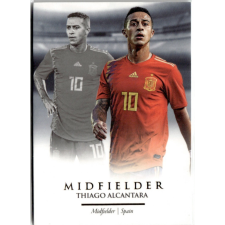 Futera 2020 Futera World Football Unique Midfielder #31 Thiago Alcantara gyűjthető kártya