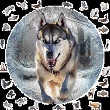 futó farkas fa puzzle 505 darabos puzzle, kirakós