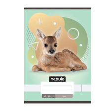  Füzet, A5, sima, 20-32, Állatos minták, 16 db/csomag Nebulo füzet
