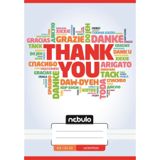  Füzet, A5, szótár, 31-32, Mix minták, 20 db/csomag Nebulo füzet