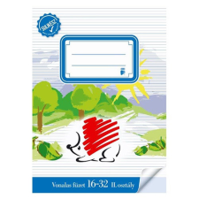  Füzet Ico Süni kisalakú bekötött sulikész vonalas 16-32 2.osztályos füzet