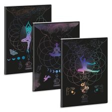 Füzet kockás ARS UNA A/4 40 lapos Extra kapcsos Mystic Constellation füzet
