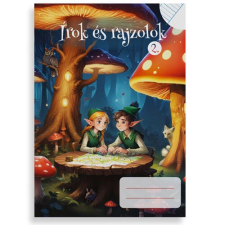 Füzet pd kisalakú Írok és rajzolok II. vonalas-sima 32 lapos füzet