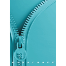  Füzet Pigna Monocromo Zip A/4 tűzött 38lapos kockás margós füzet