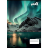  Füzet, tűzött, A4, kockás, 32 lap, COOL BY VICTORIA, "Aurora borealis", "87-32"
