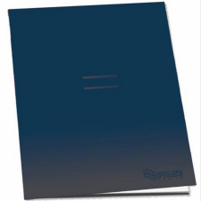  Füzet, tűzött, A4, vonalas, 52 lap, PULSE &quot;Dark Colours&quot; füzet