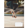  Füzet, tűzött, A5, vonalas, 32 lap, 4-8. osztály, COOL BY VICTORIA, "Skateboard", "21-32"