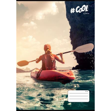  Füzet tűzött A/4, 87-32 kockás, 32 lapos,margós,mintás füzet