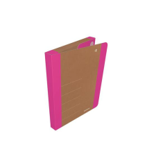  Füzetbox, 30 mm, karton, A4, DONAU &quot;Life&quot;, neon rózsaszín füzetbox